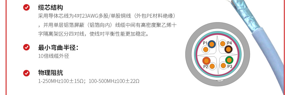 六A類(lèi)鋁箔屏蔽雙絞線